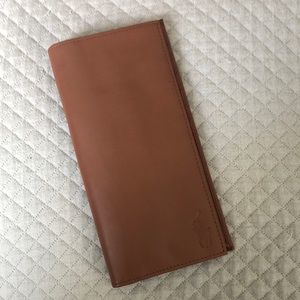 Ralph Lauren Mens Leather Wallet NWOT